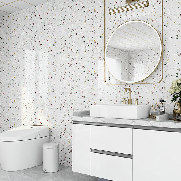 Modern Peel and Stick Backsplash Tile PVC Peel/Stick Backsplash Tile Off-White Clearhalo 'Flooring 'Home Improvement' 'home_improvement' 'home_improvement_peel_stick_blacksplash' 'Peel & Stick Backsplash Tile' 'peel_stick_blacksplash' 'Walls & Ceilings' Walls and Ceiling' 6818088