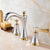 Modern Vessel Faucet Brass 2 Handles Low Arc Vessel Faucet for Home Gold/ Silver Clearhalo 'Bathroom Remodel & Bathroom Fixtures' 'Bathroom Sink Faucets' 'Bathroom Sinks & Faucet Components' 'bathroom_sink_faucets' 'Home Improvement' 'home_improvement' 'home_improvement_bathroom_sink_faucets' 6818330