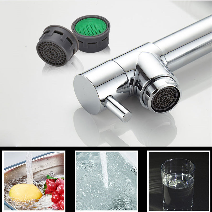 Modern Faucet Spring Swivel Drop down Lever Handle High Arc Kitchen Faucet Clearhalo 'Home Improvement' 'home_improvement' 'home_improvement_kitchen_faucets' 'Kitchen Faucets' 'Kitchen Remodel & Kitchen Fixtures' 'Kitchen Sinks & Faucet Components' 'kitchen_faucets' 6818417