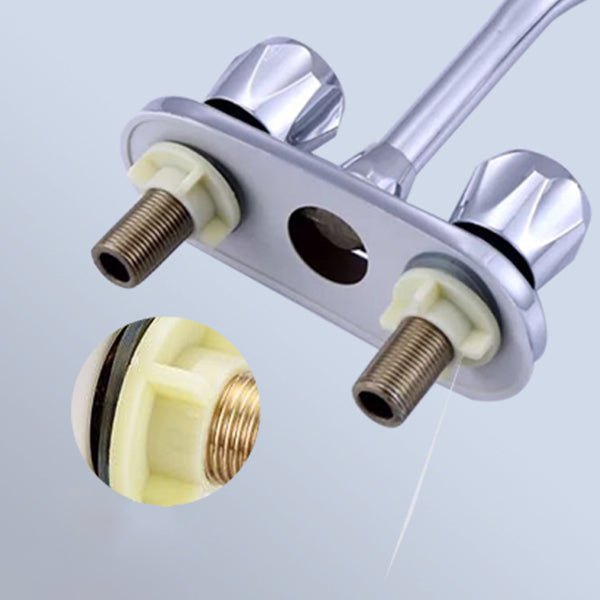 Modern Bar Prep Kitchen Faucet Brass Knob Handle with Deck Plate Kitchen Faucet Clearhalo 'Home Improvement' 'home_improvement' 'home_improvement_kitchen_faucets' 'Kitchen Faucets' 'Kitchen Remodel & Kitchen Fixtures' 'Kitchen Sinks & Faucet Components' 'kitchen_faucets' 6818468