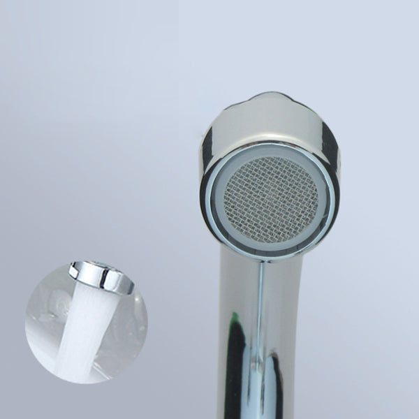 Modern Bar Prep Kitchen Faucet Brass Knob Handle with Deck Plate Kitchen Faucet Clearhalo 'Home Improvement' 'home_improvement' 'home_improvement_kitchen_faucets' 'Kitchen Faucets' 'Kitchen Remodel & Kitchen Fixtures' 'Kitchen Sinks & Faucet Components' 'kitchen_faucets' 6818469