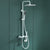 Modern Shower Trim Brass Temperature Control Wall Mounted Shower System White Clearhalo 'Bathroom Remodel & Bathroom Fixtures' 'Home Improvement' 'home_improvement' 'home_improvement_shower_faucets' 'Shower Faucets & Systems' 'shower_faucets' 'Showers & Bathtubs Plumbing' 'Showers & Bathtubs' 6818492