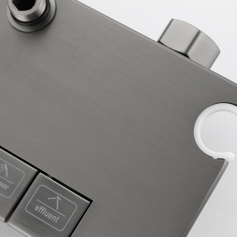 Modern Shower Trim Brass Temperature Control Adjustable Shower Head Shower Set Clearhalo 'Bathroom Remodel & Bathroom Fixtures' 'Home Improvement' 'home_improvement' 'home_improvement_shower_faucets' 'Shower Faucets & Systems' 'shower_faucets' 'Showers & Bathtubs Plumbing' 'Showers & Bathtubs' 6818567