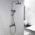Modern Shower Trim Brass Slide Bar Included Wall Mounted Shower Head Combo Gun Grey Clearhalo 'Bathroom Remodel & Bathroom Fixtures' 'Home Improvement' 'home_improvement' 'home_improvement_shower_faucets' 'Shower Faucets & Systems' 'shower_faucets' 'Showers & Bathtubs Plumbing' 'Showers & Bathtubs' 6818598