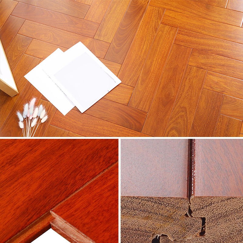 Contemporary Laminate Flooring Solid Wood Laminate Flooring with Red Color Clearhalo 'Flooring 'Home Improvement' 'home_improvement' 'home_improvement_laminate_flooring' 'Laminate Flooring' 'laminate_flooring' Walls and Ceiling' 6818978