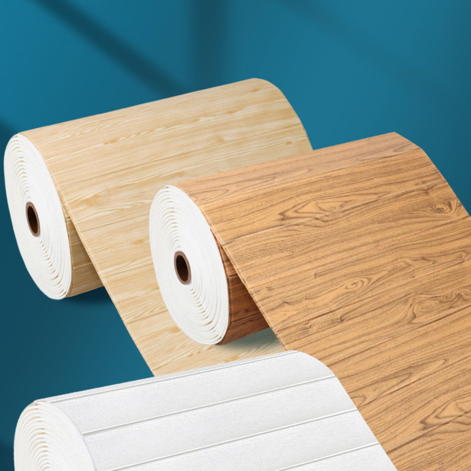 Modern Pearl Wainscoting Wood Grain Wall Access Panel Peel and Stick Wall Tile Clearhalo 'Flooring 'Home Improvement' 'home_improvement' 'home_improvement_wall_paneling' 'Wall Paneling' 'wall_paneling' 'Walls & Ceilings' Walls and Ceiling' 6819107