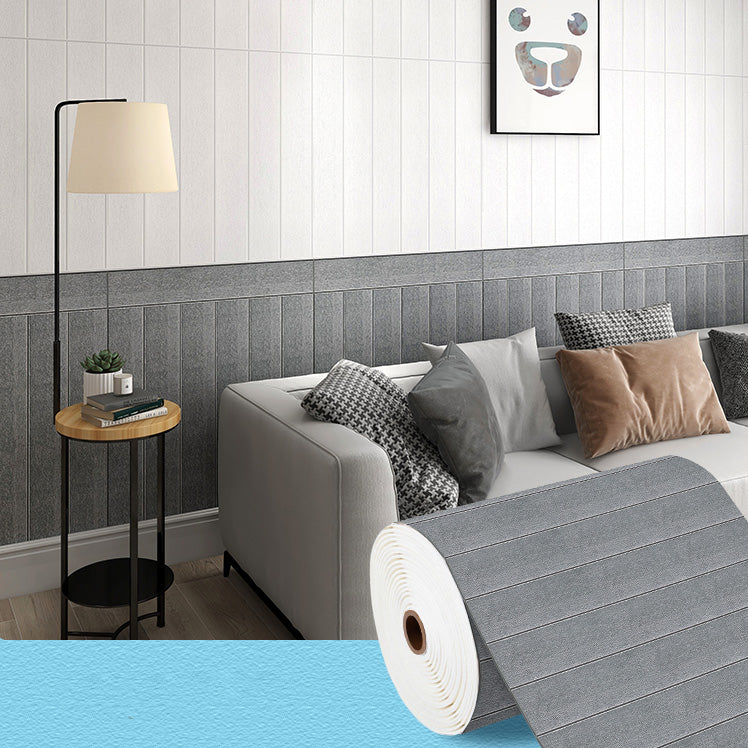 Modern Pearl Wainscoting Wood Grain Wall Access Panel Peel and Stick Wall Tile Clearhalo 'Flooring 'Home Improvement' 'home_improvement' 'home_improvement_wall_paneling' 'Wall Paneling' 'wall_paneling' 'Walls & Ceilings' Walls and Ceiling' 6819115