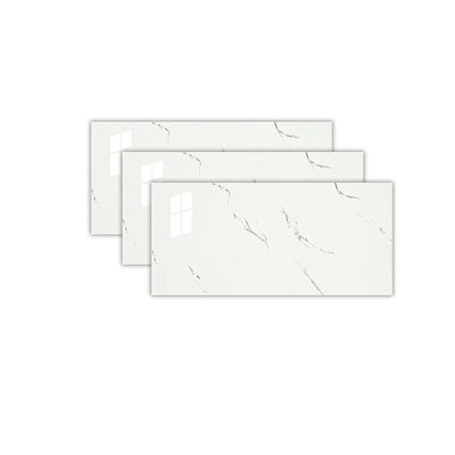 3-Pack PVC Rectangular Peel & Stick Subway Tile Kitchen and Bathroom Backsplash Cream Clearhalo 'Flooring 'Home Improvement' 'home_improvement' 'home_improvement_peel_stick_blacksplash' 'Peel & Stick Backsplash Tile' 'peel_stick_blacksplash' 'Walls & Ceilings' Walls and Ceiling' 6819142