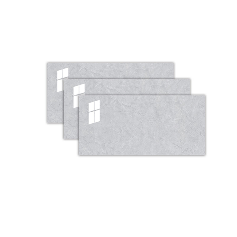 3-Pack PVC Rectangular Peel & Stick Subway Tile Kitchen and Bathroom Backsplash Light Gray Clearhalo 'Flooring 'Home Improvement' 'home_improvement' 'home_improvement_peel_stick_blacksplash' 'Peel & Stick Backsplash Tile' 'peel_stick_blacksplash' 'Walls & Ceilings' Walls and Ceiling' 6819144