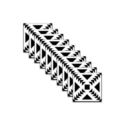 Modern Peel & Stick Mosaic Tile PVC Single Tile Square Peel and Stick Wall Tile Black White Clearhalo 'Flooring 'Home Improvement' 'home_improvement' 'home_improvement_peel_stick_blacksplash' 'Peel & Stick Backsplash Tile' 'peel_stick_blacksplash' 'Walls & Ceilings' Walls and Ceiling' 6819166