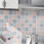 Modern Peel and Stick Tiles Plastic Mosaic Tile Peel & Stick Field Tile for Kitchen Gray-Pink Clearhalo 'Flooring 'Home Improvement' 'home_improvement' 'home_improvement_peel_stick_blacksplash' 'Peel & Stick Backsplash Tile' 'peel_stick_blacksplash' 'Walls & Ceilings' Walls and Ceiling' 6819189