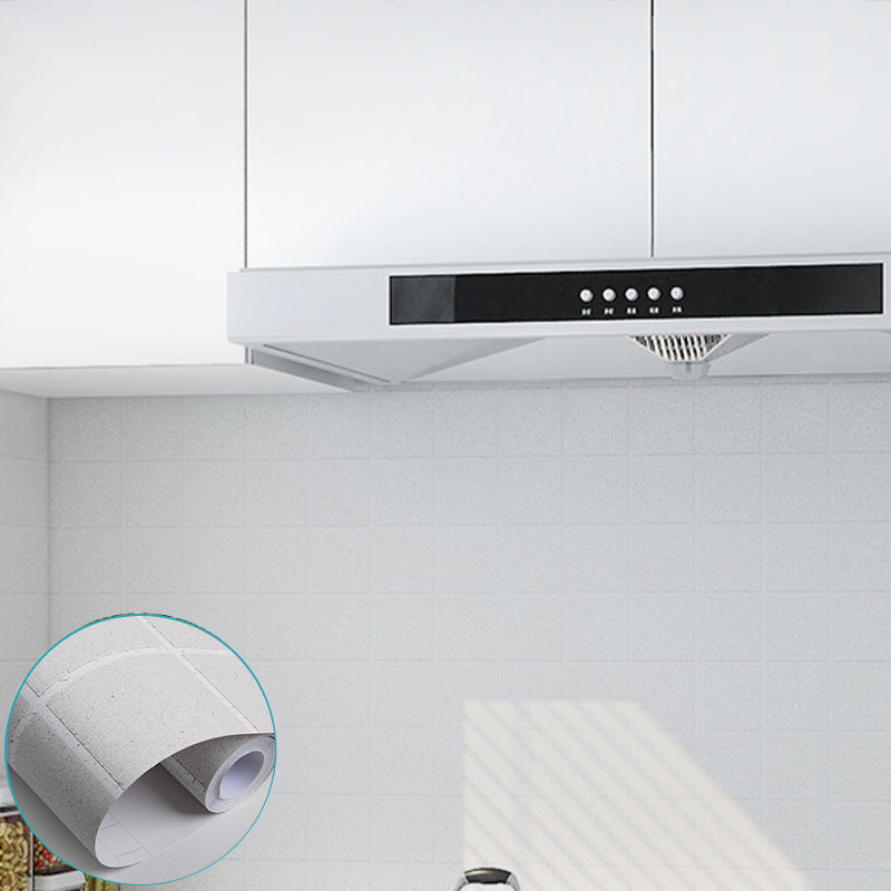 Modern Peel and Stick Tiles Plastic Mosaic Tile Peel & Stick Field Tile for Kitchen Grey Clearhalo 'Flooring 'Home Improvement' 'home_improvement' 'home_improvement_peel_stick_blacksplash' 'Peel & Stick Backsplash Tile' 'peel_stick_blacksplash' 'Walls & Ceilings' Walls and Ceiling' 6819198