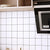 Modern Peel and Stick Tiles PVC Square Wallpaper for Kitchen and Bathroom Backsplash White Plaid Clearhalo 'Flooring 'Home Improvement' 'home_improvement' 'home_improvement_peel_stick_blacksplash' 'Peel & Stick Backsplash Tile' 'peel_stick_blacksplash' 'Walls & Ceilings' Walls and Ceiling' 6819226