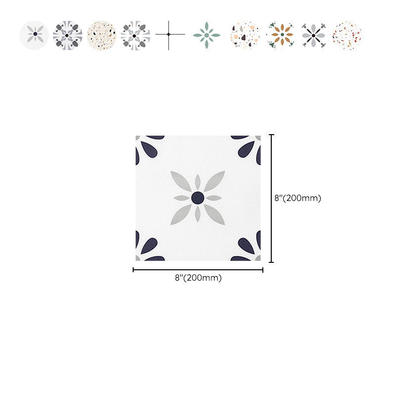 Kitchen Wall Floor Tile Peel and Stick Patterned Waterproof Wall Tile Clearhalo 'Flooring 'Home Improvement' 'home_improvement' 'home_improvement_peel_stick_blacksplash' 'Peel & Stick Backsplash Tile' 'peel_stick_blacksplash' 'Walls & Ceilings' Walls and Ceiling' 6819268