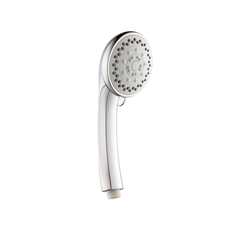 Single Dual Shower Head Square High Arch Shower Head Combo in Chrome Silver Clearhalo 'Bathroom Remodel & Bathroom Fixtures' 'Home Improvement' 'home_improvement' 'home_improvement_shower_heads' 'Shower Heads' 'shower_heads' 'Showers & Bathtubs Plumbing' 'Showers & Bathtubs' 6819639