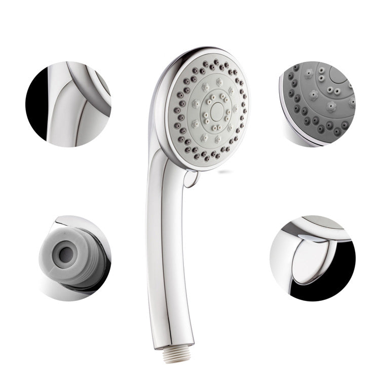 Single Dual Shower Head Square High Arch Shower Head Combo in Chrome Clearhalo 'Bathroom Remodel & Bathroom Fixtures' 'Home Improvement' 'home_improvement' 'home_improvement_shower_heads' 'Shower Heads' 'shower_heads' 'Showers & Bathtubs Plumbing' 'Showers & Bathtubs' 6819640