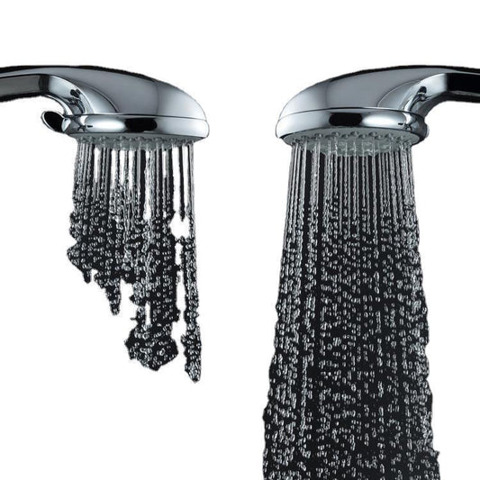 Single Dual Shower Head Square High Arch Shower Head Combo in Chrome Clearhalo 'Bathroom Remodel & Bathroom Fixtures' 'Home Improvement' 'home_improvement' 'home_improvement_shower_heads' 'Shower Heads' 'shower_heads' 'Showers & Bathtubs Plumbing' 'Showers & Bathtubs' 6819642