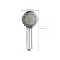 Single Dual Shower Head Square High Arch Shower Head Combo in Chrome Clearhalo 'Bathroom Remodel & Bathroom Fixtures' 'Home Improvement' 'home_improvement' 'home_improvement_shower_heads' 'Shower Heads' 'shower_heads' 'Showers & Bathtubs Plumbing' 'Showers & Bathtubs' 6819646