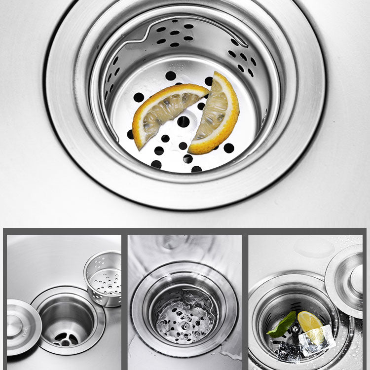 Rectangle Stainless Steel Sink Single Bowl Undermount Kitchen Sink Clearhalo 'Home Improvement' 'home_improvement' 'home_improvement_kitchen_sinks' 'Kitchen Remodel & Kitchen Fixtures' 'Kitchen Sinks & Faucet Components' 'Kitchen Sinks' 'kitchen_sinks' 6821602