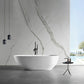 Modern Stone Soaking Bath White Freestanding Bathtub for Bathroom Clearhalo 'Bathroom Remodel & Bathroom Fixtures' 'Bathtubs' 'Home Improvement' 'home_improvement' 'home_improvement_bathtubs' 'Showers & Bathtubs' 6821619