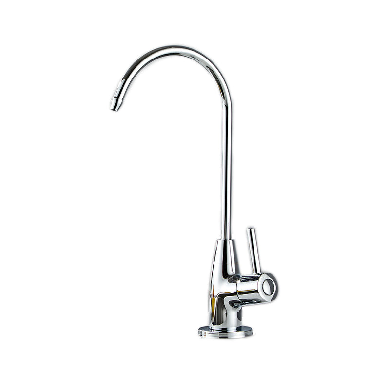Modern High-Arc Kitchen Faucet Stainless Steel Swivel Spout Standard Kitchen Faucets 1.6"W Interface Lever Handles Clearhalo 'Home Improvement' 'home_improvement' 'home_improvement_kitchen_faucets' 'Kitchen Faucets' 'Kitchen Remodel & Kitchen Fixtures' 'Kitchen Sinks & Faucet Components' 'kitchen_faucets' 6822894