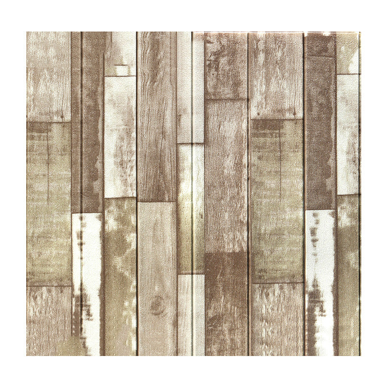 Farmhouse Plastic Wall Panel Peel and Press Wall Panel with Waterproof Brown Green Clearhalo 'Flooring 'Home Improvement' 'home_improvement' 'home_improvement_wall_paneling' 'Wall Paneling' 'wall_paneling' 'Walls & Ceilings' Walls and Ceiling' 6822920