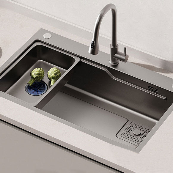 Corrosion Resistant Kitchen Sink Stainless Steel Modern Style Kitchen Sink Clearhalo 'Home Improvement' 'home_improvement' 'home_improvement_kitchen_sinks' 'Kitchen Remodel & Kitchen Fixtures' 'Kitchen Sinks & Faucet Components' 'Kitchen Sinks' 'kitchen_sinks' 6823420