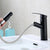 Contemporary Style Faucet Single Handle Vessel Sink Bathroom Faucet Black Pulling Clearhalo 'Bathroom Remodel & Bathroom Fixtures' 'Bathroom Sink Faucets' 'Bathroom Sinks & Faucet Components' 'bathroom_sink_faucets' 'Home Improvement' 'home_improvement' 'home_improvement_bathroom_sink_faucets' 6823459