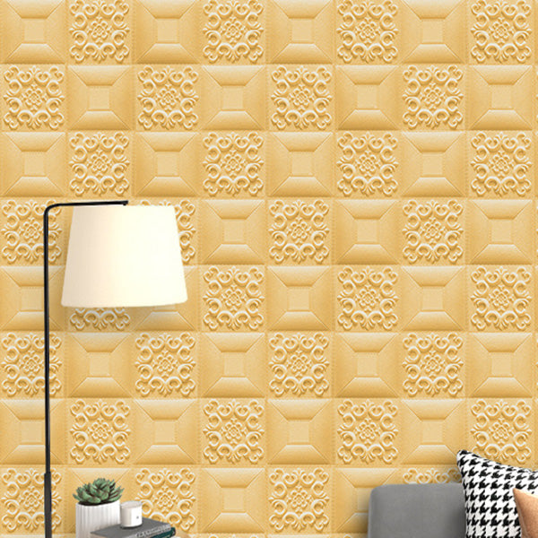 Gorgeous Style Wall Plank 3D Print Bathroom Living Room Wall Panels Set of 100 Beige Nano Clearhalo 'Flooring 'Home Improvement' 'home_improvement' 'home_improvement_wall_paneling' 'Wall Paneling' 'wall_paneling' 'Walls & Ceilings' Walls and Ceiling' 6828099