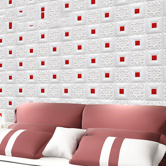 Gorgeous Style Wall Plank 3D Print Bathroom Living Room Wall Panels Set of 100 Clearhalo 'Flooring 'Home Improvement' 'home_improvement' 'home_improvement_wall_paneling' 'Wall Paneling' 'wall_paneling' 'Walls & Ceilings' Walls and Ceiling' 6828103