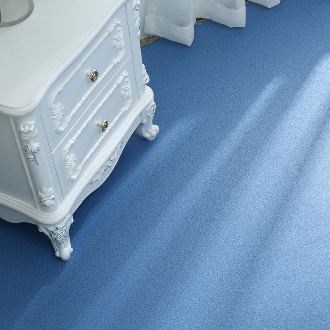 Peel and Stick PVC Flooring Low Gloss PVC Flooring with Fabric Look Blue Clearhalo 'Flooring 'Home Improvement' 'home_improvement' 'home_improvement_vinyl_flooring' 'Vinyl Flooring' 'vinyl_flooring' Walls and Ceiling' 6834928