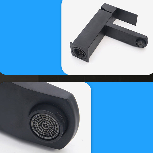 Basic Centered Lavatory Faucet Solid Color Faucet Vessel Sink Bathroom Faucet Clearhalo 'Bathroom Remodel & Bathroom Fixtures' 'Bathroom Sink Faucets' 'Bathroom Sinks & Faucet Components' 'bathroom_sink_faucets' 'Home Improvement' 'home_improvement' 'home_improvement_bathroom_sink_faucets' 6835017