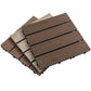 Wooden Flooring Tile Solid Color Click Lock Non-Skid Outdoor Patio Clearhalo 'Home Improvement' 'home_improvement' 'home_improvement_outdoor_deck_tiles_planks' 'Outdoor Deck Tiles & Planks' 'Outdoor Flooring & Tile' 'Outdoor Remodel' 'outdoor_deck_tiles_planks' 6835050