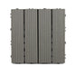 Classic Interlocking Deck Plank Solid Color Patio Flooring Tiles Grey Clearhalo 'Home Improvement' 'home_improvement' 'home_improvement_outdoor_deck_tiles_planks' 'Outdoor Deck Tiles & Planks' 'Outdoor Flooring & Tile' 'Outdoor Remodel' 'outdoor_deck_tiles_planks' 6835064