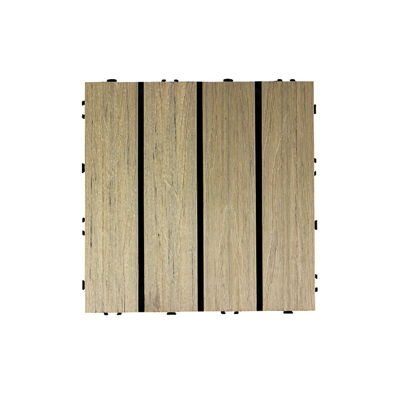 Classical Flooring Tile Interlocking Composite Outdoor Flooring Flooring Tile Old Wood Clearhalo 'Home Improvement' 'home_improvement' 'home_improvement_outdoor_deck_tiles_planks' 'Outdoor Deck Tiles & Planks' 'Outdoor Flooring & Tile' 'Outdoor Remodel' 'outdoor_deck_tiles_planks' 6835084