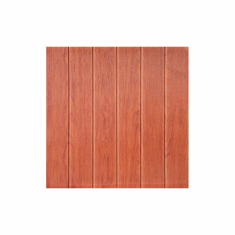 Modern Tin Backsplash Paneling Smooth Thickened Wall Ceiling Wood Grain Design Red Wood Clearhalo 'Flooring 'Home Improvement' 'home_improvement' 'home_improvement_wall_paneling' 'Wall Paneling' 'wall_paneling' 'Walls & Ceilings' Walls and Ceiling' 6835239