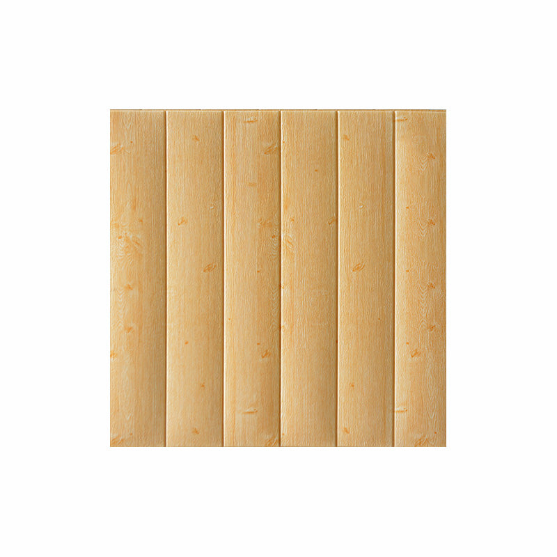 Modern Tin Backsplash Paneling Smooth Thickened Wall Ceiling Wood Grain Design Yellow Clearhalo 'Flooring 'Home Improvement' 'home_improvement' 'home_improvement_wall_paneling' 'Wall Paneling' 'wall_paneling' 'Walls & Ceilings' Walls and Ceiling' 6835240