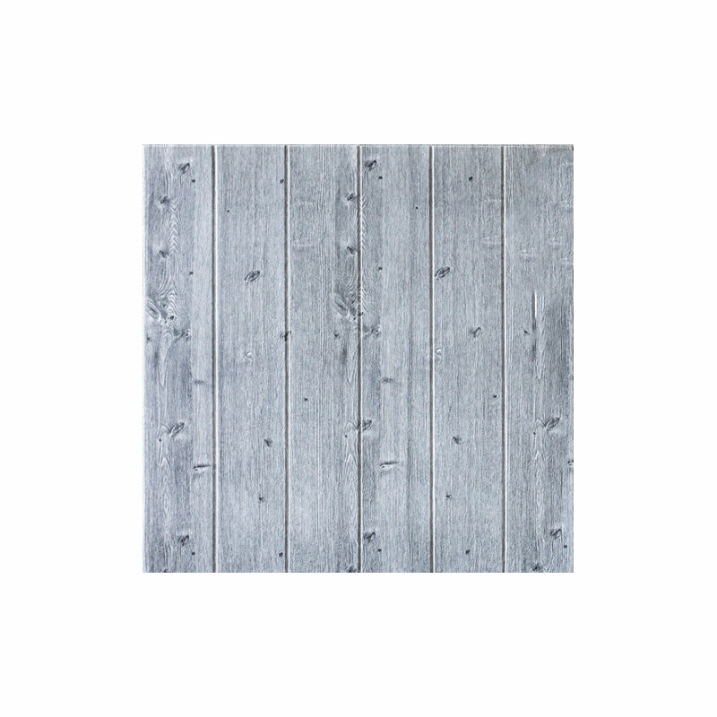 Modern Tin Backsplash Paneling Smooth Thickened Wall Ceiling Wood Grain Design Dark Gray Clearhalo 'Flooring 'Home Improvement' 'home_improvement' 'home_improvement_wall_paneling' 'Wall Paneling' 'wall_paneling' 'Walls & Ceilings' Walls and Ceiling' 6835244