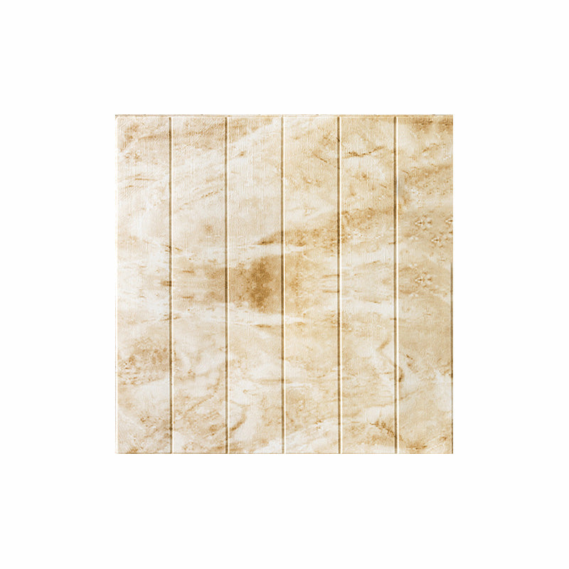 Modern Tin Backsplash Paneling Smooth Thickened Wall Ceiling Wood Grain Design Yellow White Clearhalo 'Flooring 'Home Improvement' 'home_improvement' 'home_improvement_wall_paneling' 'Wall Paneling' 'wall_paneling' 'Walls & Ceilings' Walls and Ceiling' 6835248