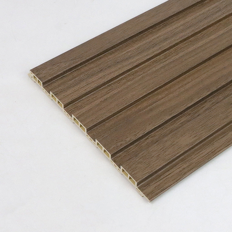 Modern Wood Paneling Smooth Wall Interior Wood Plank Set of 10 Walnut Clearhalo 'Flooring 'Home Improvement' 'home_improvement' 'home_improvement_wall_paneling' 'Wall Paneling' 'wall_paneling' 'Walls & Ceilings' Walls and Ceiling' 6835254