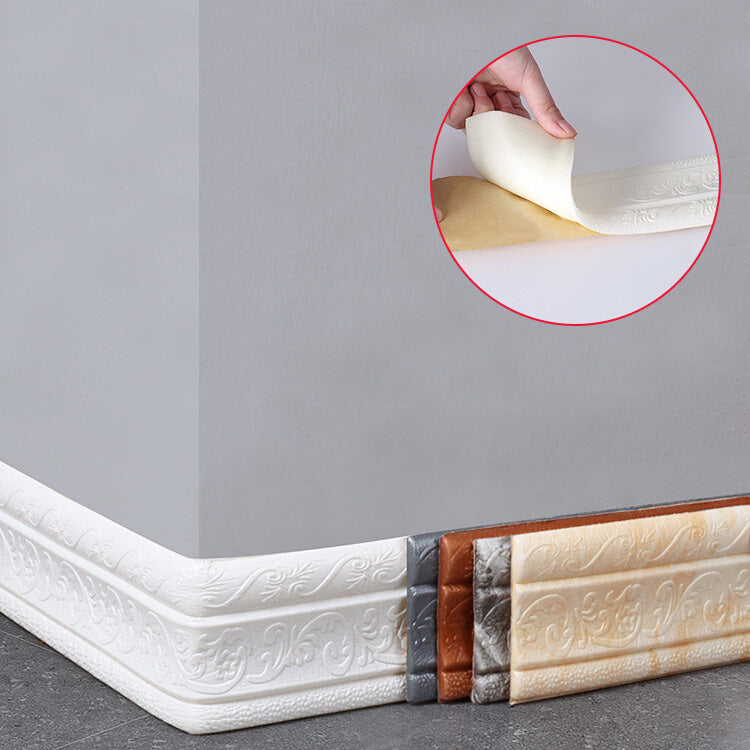 Pvc Baseboard Modern Modern Pearl Wainscoting PVC Baseboard Access Panel Peel and Stick Wall ...