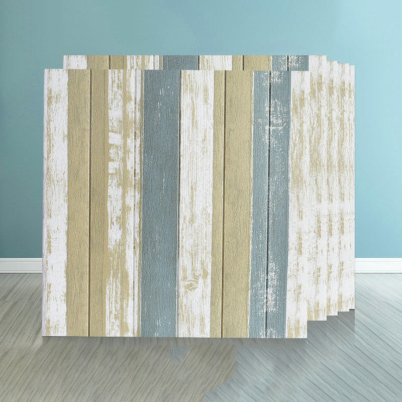 Farmhouse Wall Plank 3D Brick Bedroom and Living Room Wall Panels Set of 10 Clearhalo 'Flooring 'Home Improvement' 'home_improvement' 'home_improvement_wall_paneling' 'Wall Paneling' 'wall_paneling' 'Walls & Ceilings' Walls and Ceiling' 6835371