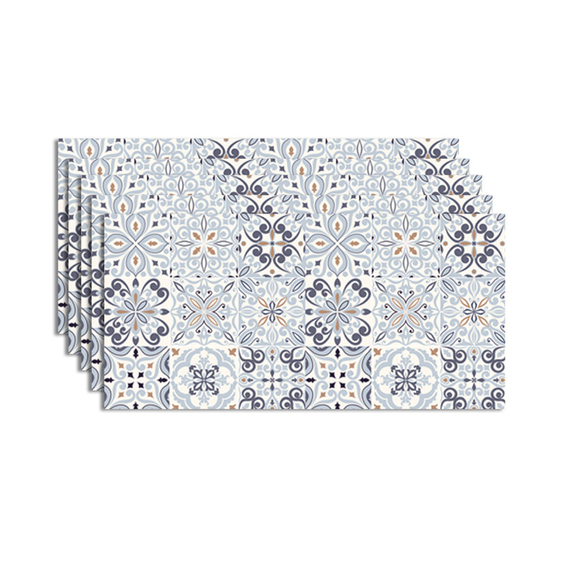 Modern Peel and Stick Tile Bathroom Single Tile Peel and Stick Tile Light Blue Clearhalo 'Flooring 'Home Improvement' 'home_improvement' 'home_improvement_peel_stick_blacksplash' 'Peel & Stick Backsplash Tile' 'peel_stick_blacksplash' 'Walls & Ceilings' Walls and Ceiling' 6835426