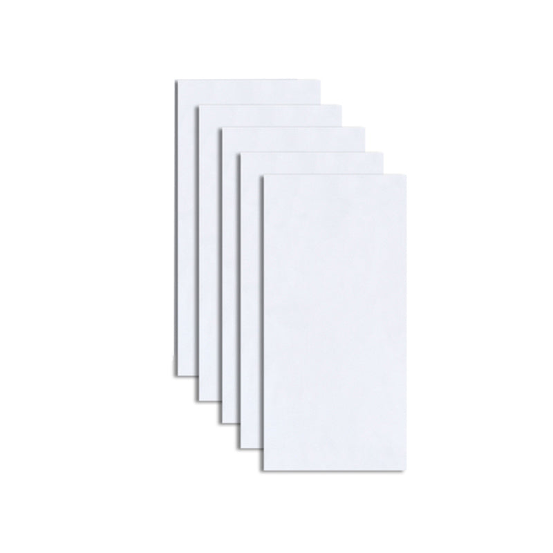 Bathroom Peel and Stick Wall Tile Modern Peel and Stick Wall Tile with Rectangle Shape Gloss White Clearhalo 'Flooring 'Home Improvement' 'home_improvement' 'home_improvement_peel_stick_blacksplash' 'Peel & Stick Backsplash Tile' 'peel_stick_blacksplash' 'Walls & Ceilings' Walls and Ceiling' 6835441