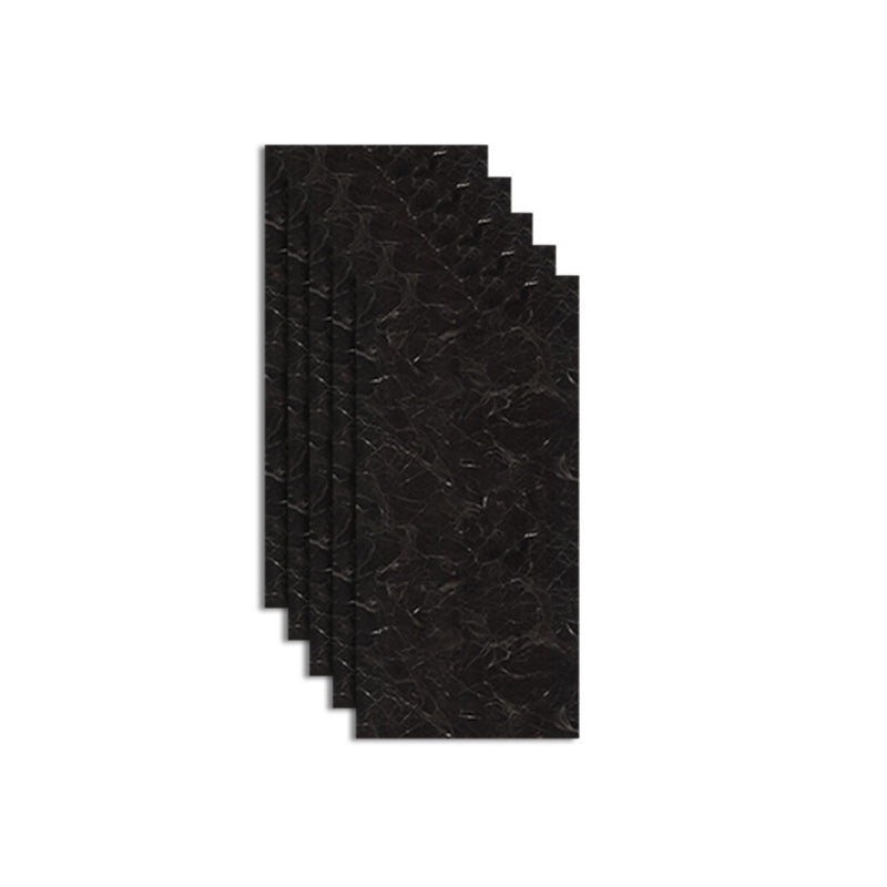 Bathroom Peel and Stick Wall Tile Modern Peel and Stick Wall Tile with Rectangle Shape Black Clearhalo 'Flooring 'Home Improvement' 'home_improvement' 'home_improvement_peel_stick_blacksplash' 'Peel & Stick Backsplash Tile' 'peel_stick_blacksplash' 'Walls & Ceilings' Walls and Ceiling' 6835453