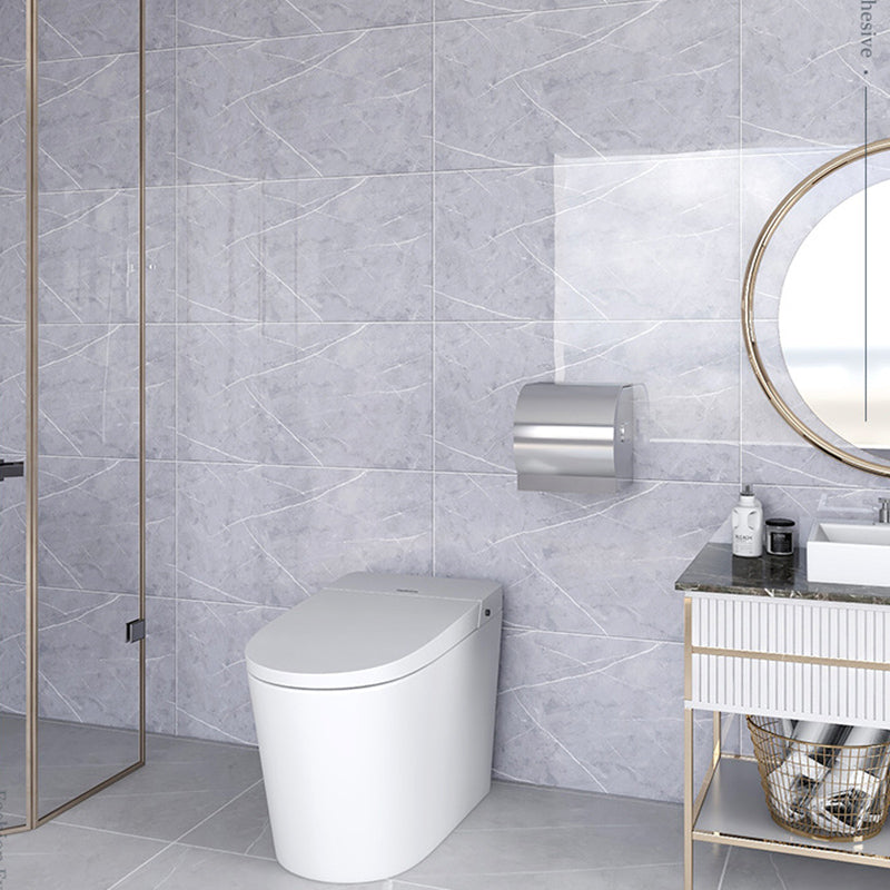 Wallpaper Floor Tile Marble Waterproof Paste Floor Tile Wallpaper Grey 50-Piece Set Clearhalo 'Flooring 'Home Improvement' 'home_improvement' 'home_improvement_peel_stick_blacksplash' 'Peel & Stick Backsplash Tile' 'peel_stick_blacksplash' 'Walls & Ceilings' Walls and Ceiling' 6835463