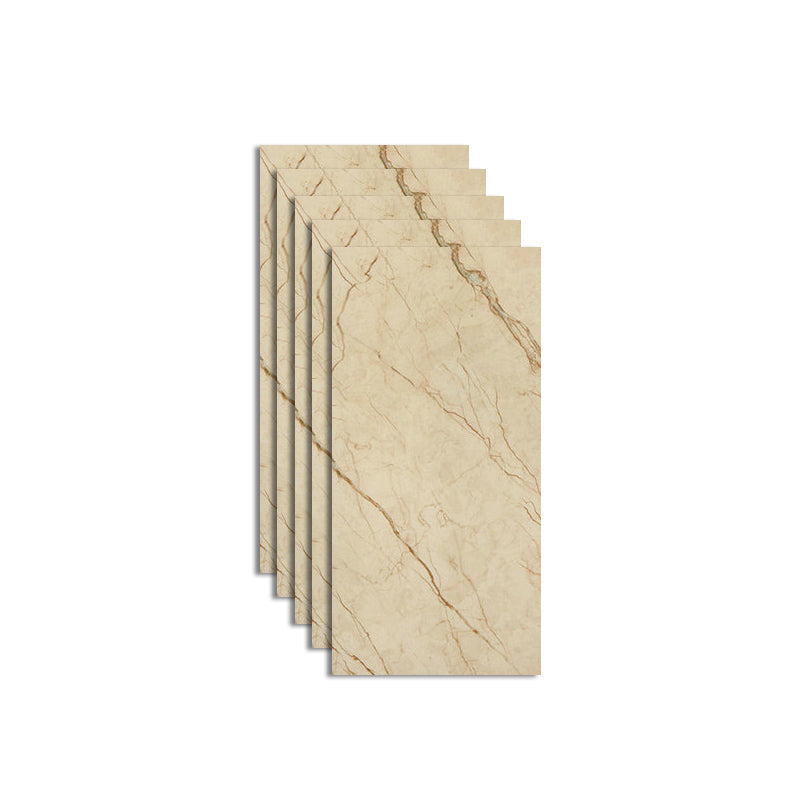 Wallpaper Floor Tile Marble Waterproof Paste Floor Tile Wallpaper Yellow Clearhalo 'Flooring 'Home Improvement' 'home_improvement' 'home_improvement_peel_stick_blacksplash' 'Peel & Stick Backsplash Tile' 'peel_stick_blacksplash' 'Walls & Ceilings' Walls and Ceiling' 6835481