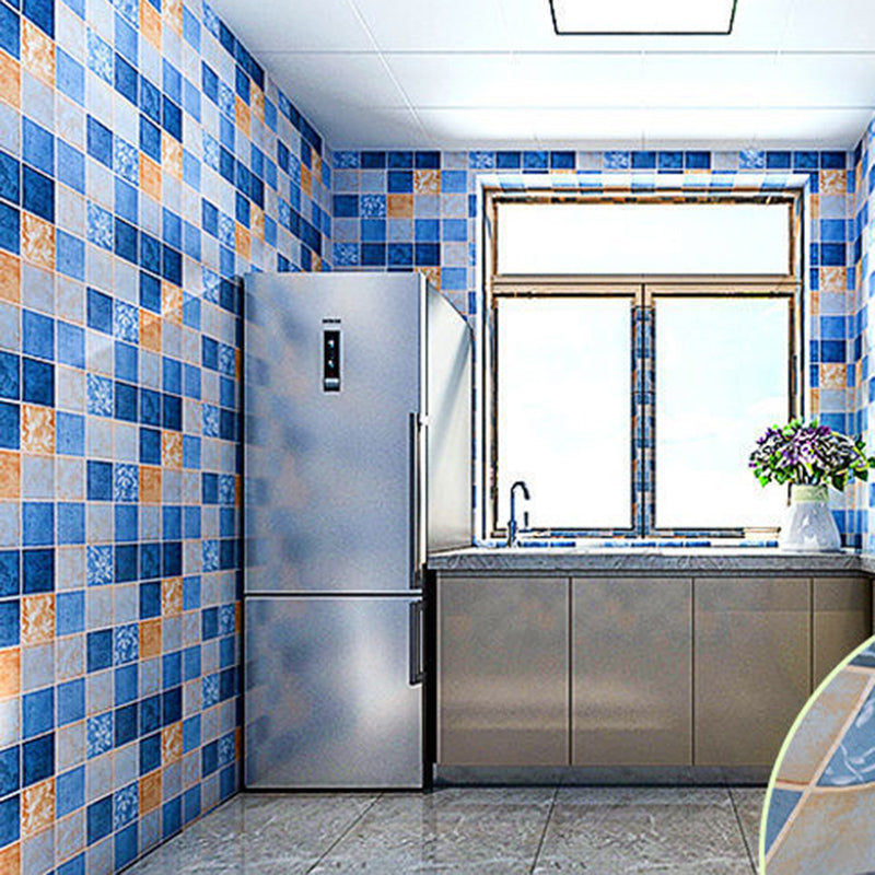 Kitchen Wall Tile Peel and Stick Wallpaper Waterproof Anti-oil Wallpaper Clearhalo 'Flooring 'Home Improvement' 'home_improvement' 'home_improvement_peel_stick_blacksplash' 'Peel & Stick Backsplash Tile' 'peel_stick_blacksplash' 'Walls & Ceilings' Walls and Ceiling' 6835488
