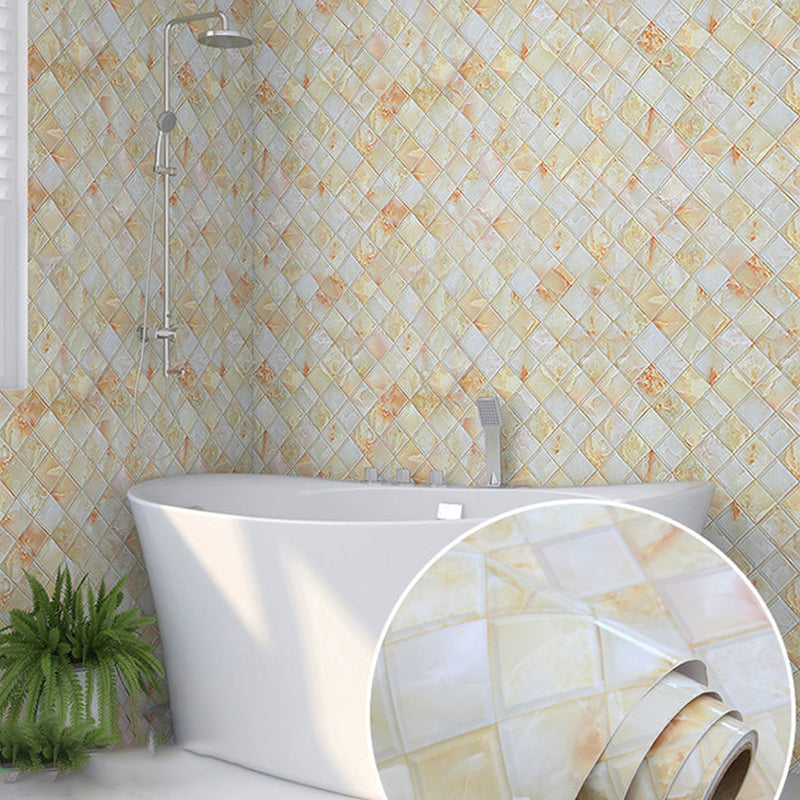 Kitchen Wall Tile Peel and Stick Wallpaper Waterproof Anti-oil Wallpaper Clearhalo 'Flooring 'Home Improvement' 'home_improvement' 'home_improvement_peel_stick_blacksplash' 'Peel & Stick Backsplash Tile' 'peel_stick_blacksplash' 'Walls & Ceilings' Walls and Ceiling' 6835499