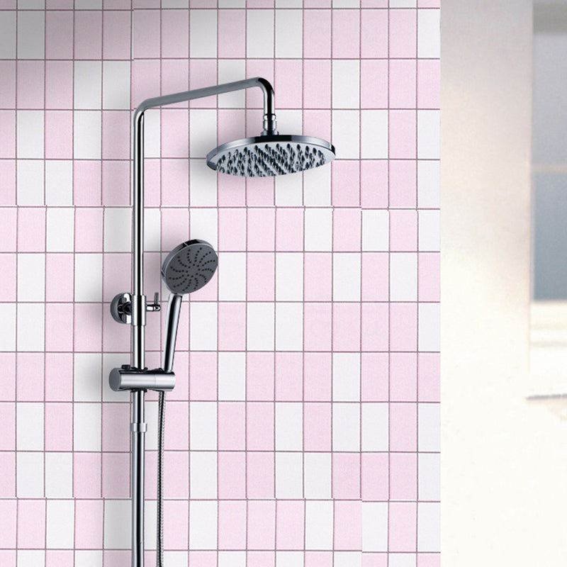 Kitchen Wall Tile Peel and Stick Wallpaper Waterproof Anti-oil Wallpaper Pink Clearhalo 'Flooring 'Home Improvement' 'home_improvement' 'home_improvement_peel_stick_blacksplash' 'Peel & Stick Backsplash Tile' 'peel_stick_blacksplash' 'Walls & Ceilings' Walls and Ceiling' 6835513